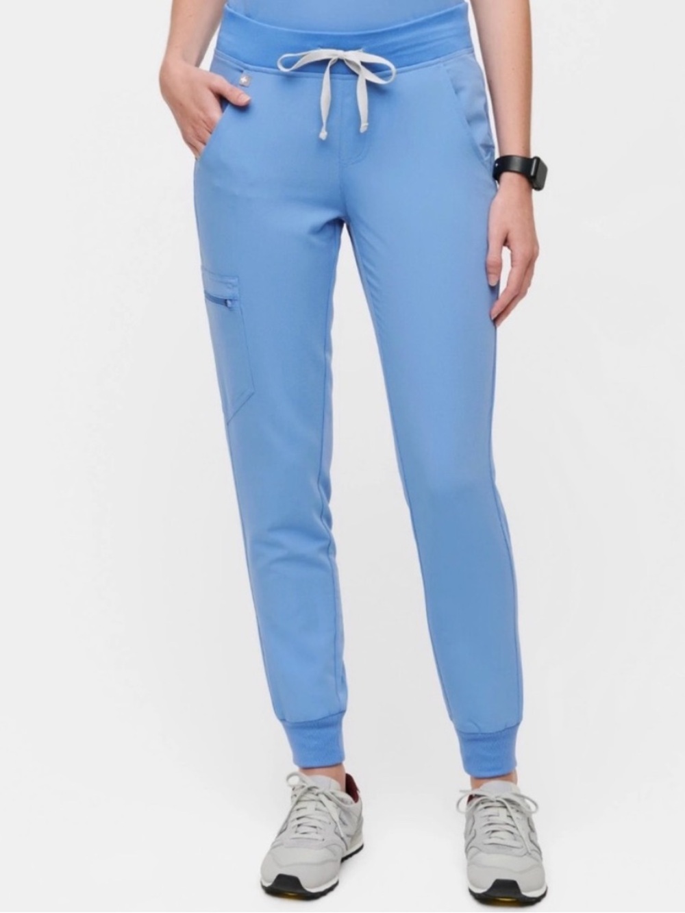 FIGS Zamora Technical Collection Ceil Blue Jogger Scrub Pants